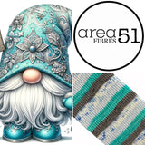 GNOMES PLAYING IN THE SNOW