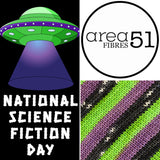 NATIONAL SCIENCE FICTION DAY | 50g Half Skein | Ready to Ship