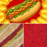 NATIONAL HOT DOG DAY w 10g KETCHUP mini | 50g Half Skein | Ready to Ship