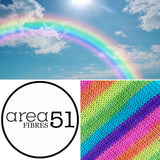 BRIGHTEST RAINBOW IN THE SKY | 50g Half Skein | Ready to Ship