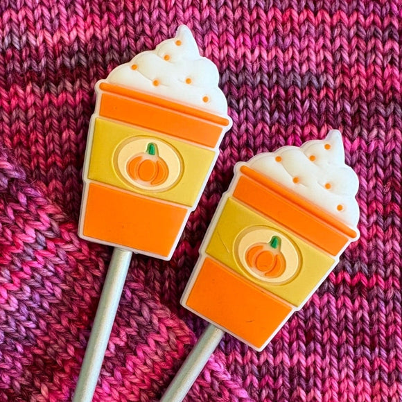 Pumpkin Spice Latte Needle Stoppers