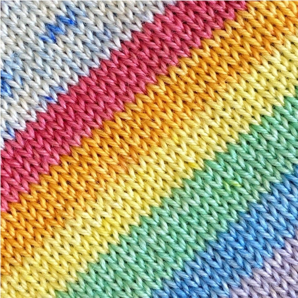 WINTER RAINBOW | 50g Half Skein