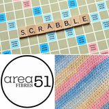 NATIONAL SCRABBLE DAY | 50g Half Skein | Ready to Ship