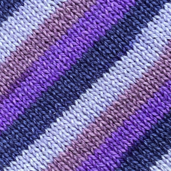 FADE INTO STRIPES - PURPLE | Dyed to Order